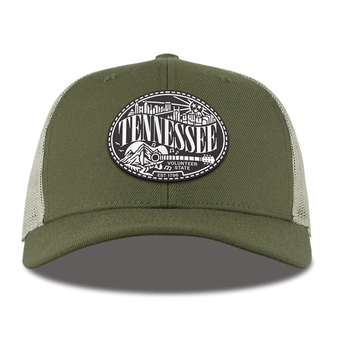 Tennessee Traveler Curved Trucker Light Loden