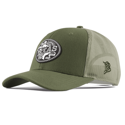 Texas Traveler Curved Trucker Light Loden