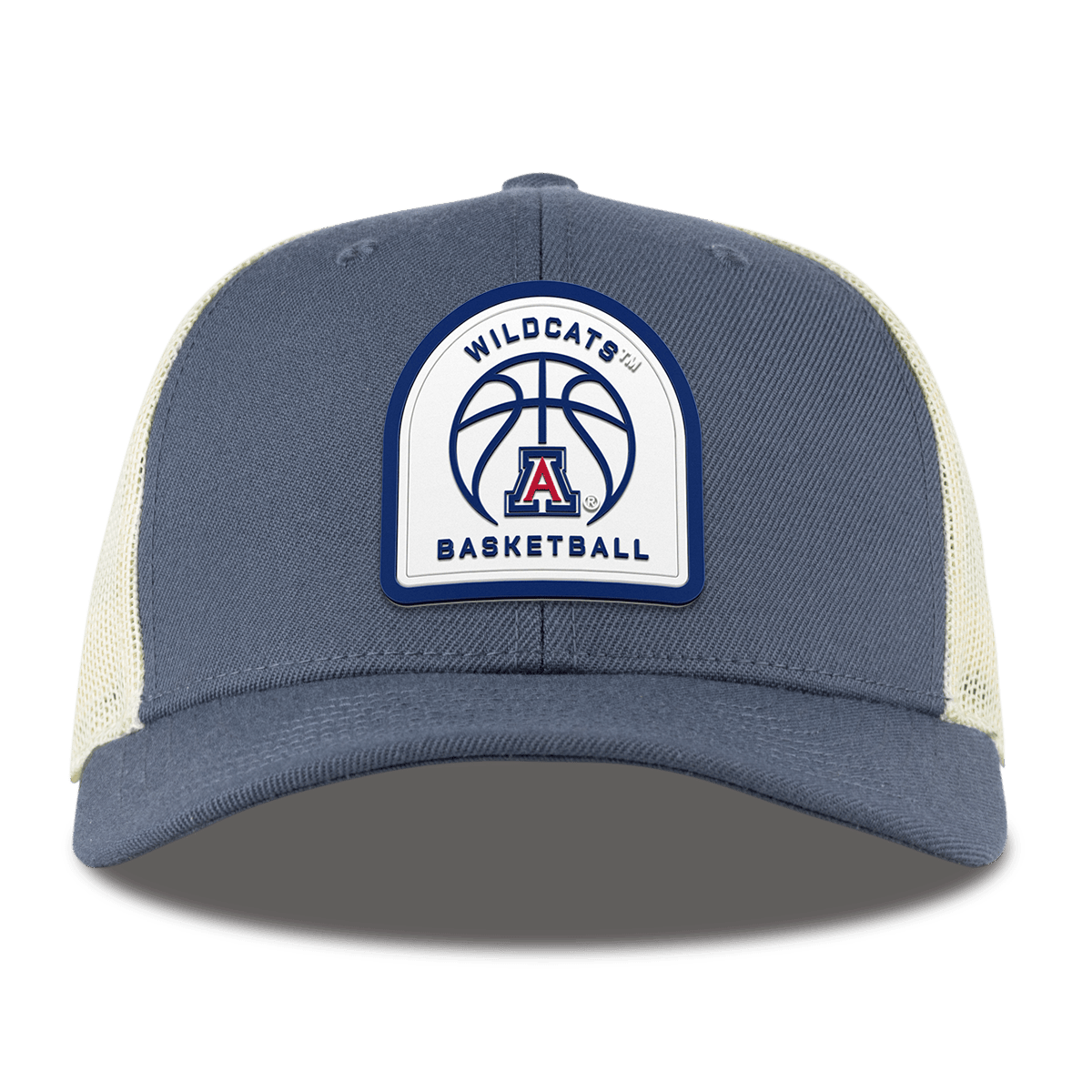University of Arizona "Arizona Basketball" Curved Trucker Light Navy