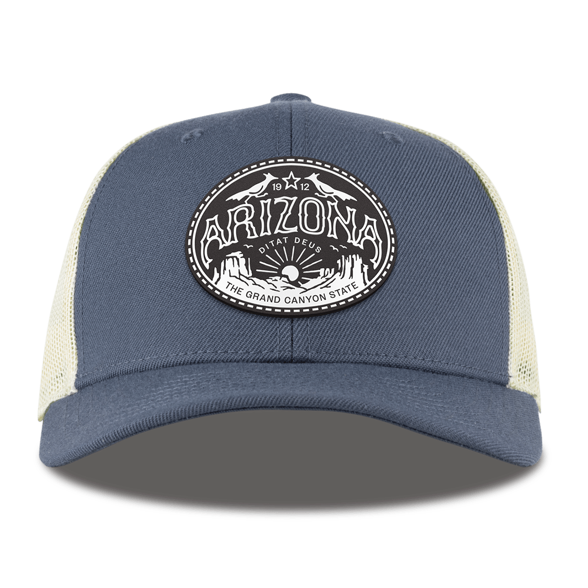 Arizona Traveler Curved Trucker Light Navy