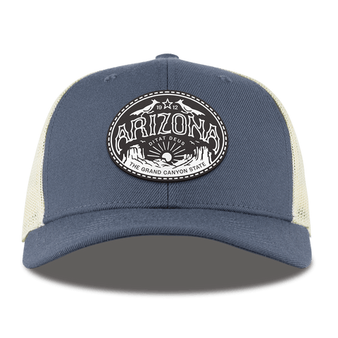 Arizona Traveler Curved Trucker Light Navy
