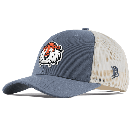 Auburn University "Aubie The Tiger" Curved Trucker Light Navy
