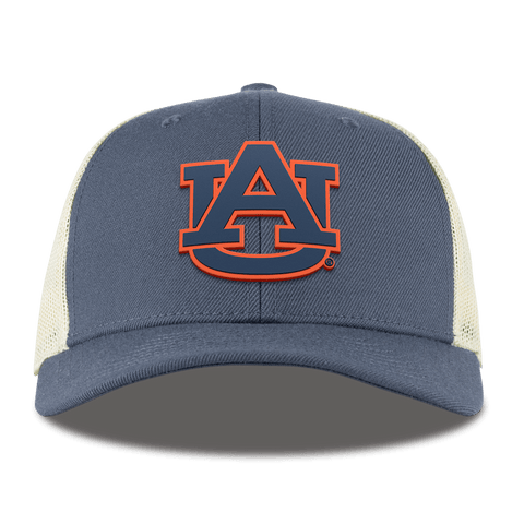 Auburn University "Auburn Team Logo" Curved Trucker Light Navy