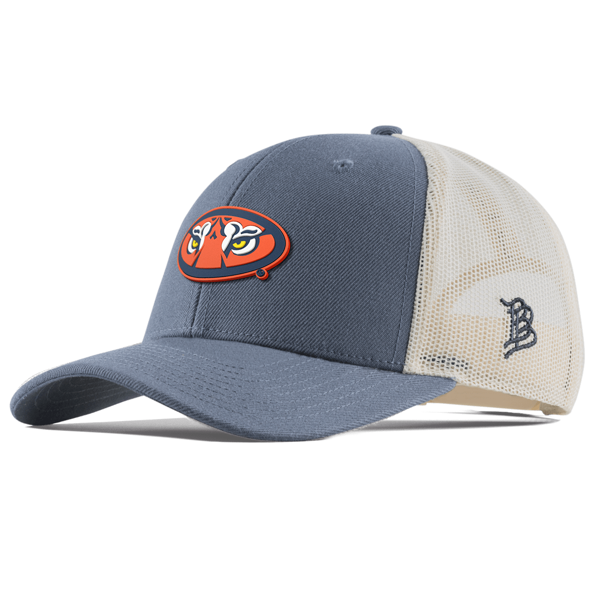 Auburn University "Auburn Tiger Eyes" Curved Trucker Light Navy