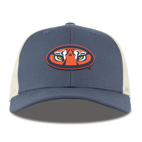 Auburn University "Auburn Tiger Eyes" Curved Trucker Light Navy