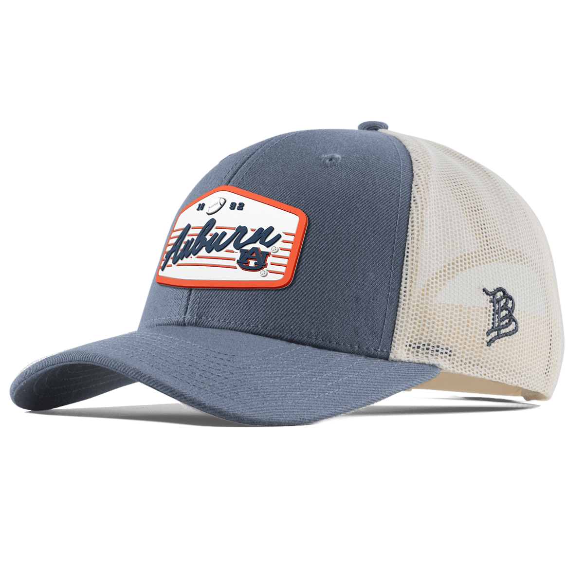 Auburn University "Auburn Tigers Football" Legacy Curved Trucker Light Navy