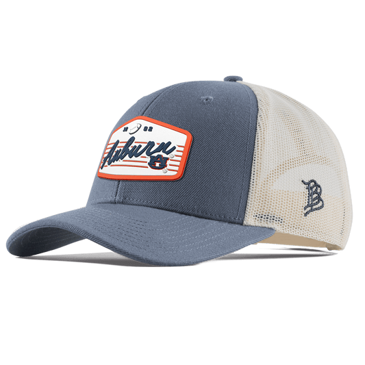 Auburn University "Auburn Tigers Football" Legacy Curved Trucker Light Navy