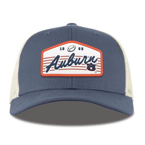 Auburn University "Auburn Tigers Football" Legacy Curved Trucker Light Navy