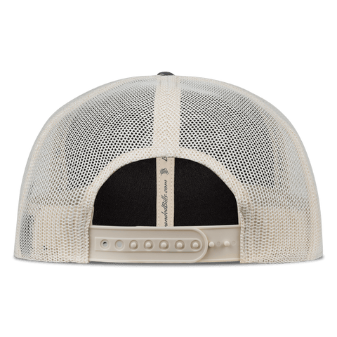 Gonzaga University "Zags Block" Curved Trucker Back Light Navy