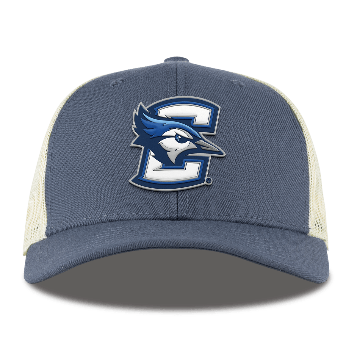 Creighton University "Creighton Block" Curved Trucker Light Navy