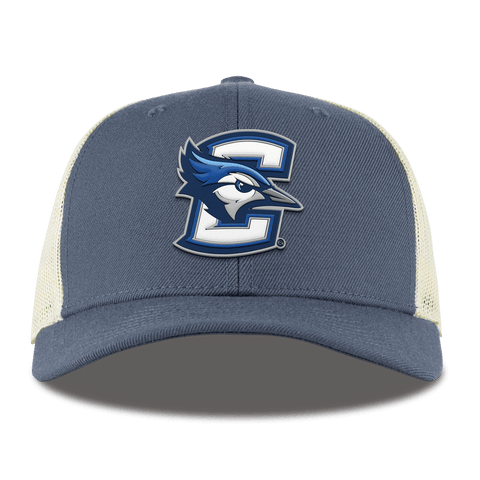 Creighton University "Creighton Block" Curved Trucker Light Navy
