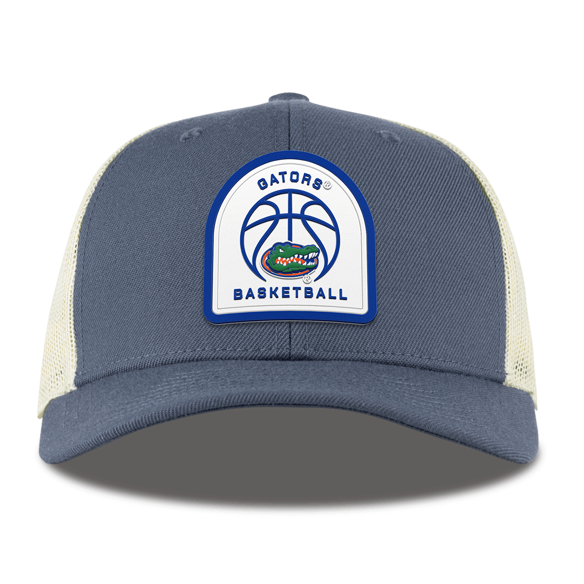 University of Florida "Gator Basketball" Curved Trucker Light Navy