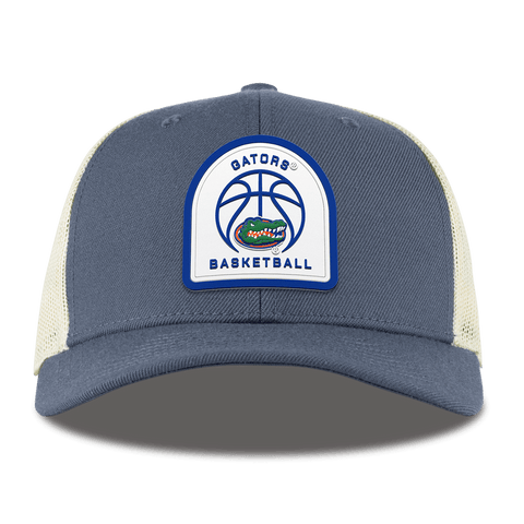 University of Florida "Gator Basketball" Curved Trucker Light Navy