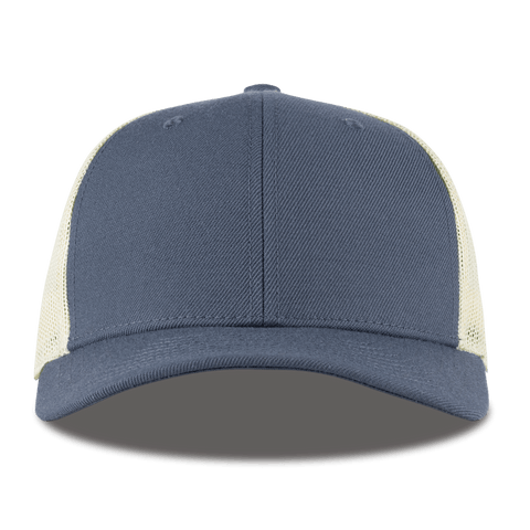 Bare Curved Trucker Light Navy Front