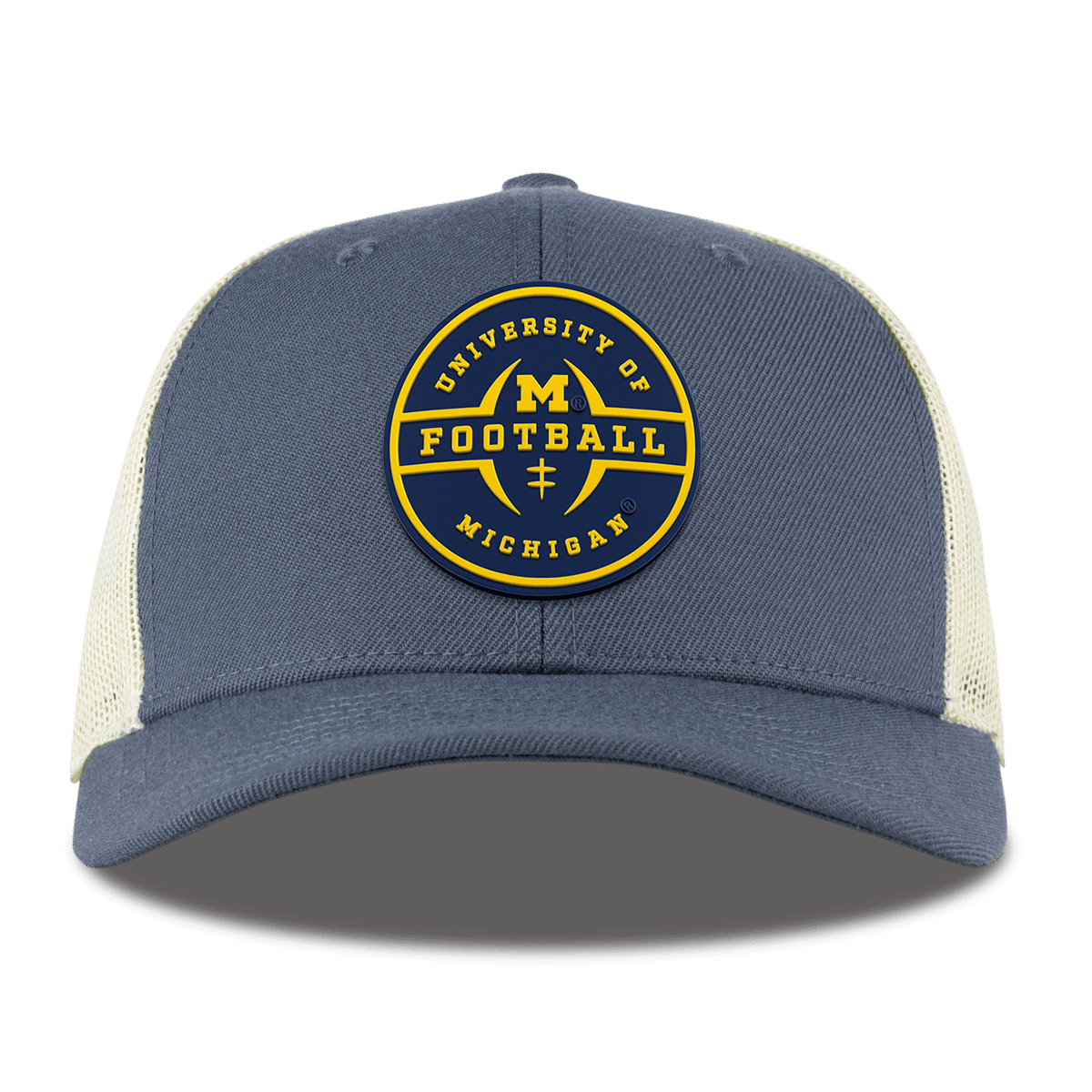 University of Michigan "Michigan Football Legacy" Curved Trucker Light Navy