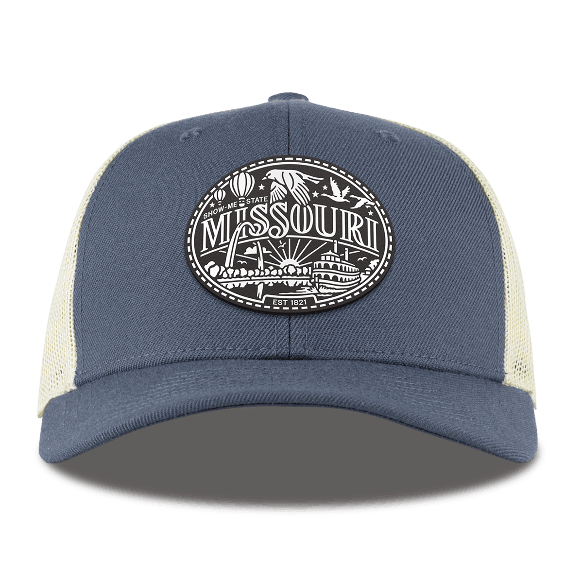 Missouri Traveler Curved Trucker Light Navy