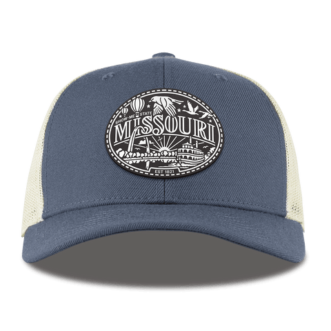 Missouri Traveler Curved Trucker Light Navy
