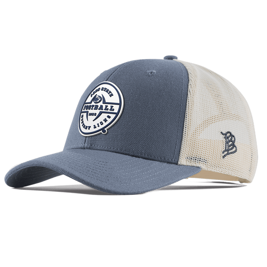 Penn State University "Penn State Football Legacy" Curved Trucker Light Navy