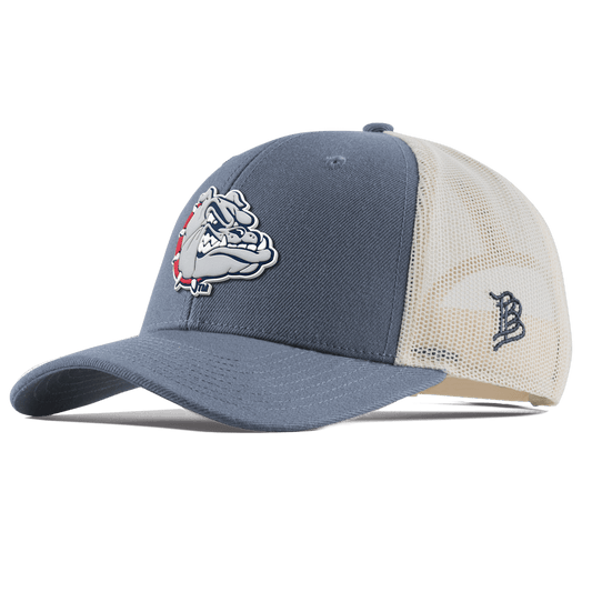 Gonzaga University "Spike The Bulldog" Curved Trucker Light Navy
