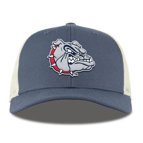 Gonzaga University "Spike The Bulldog" Curved Trucker Light Navy