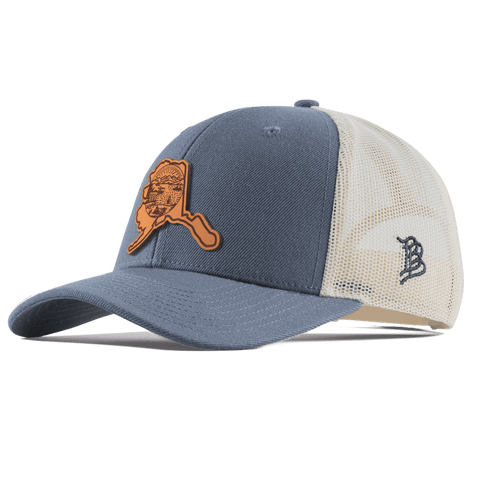 Alaska 49 Curved Trucker Light Navy