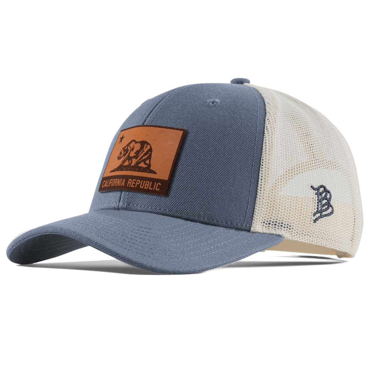 California 31 Curved Trucker Light Navy