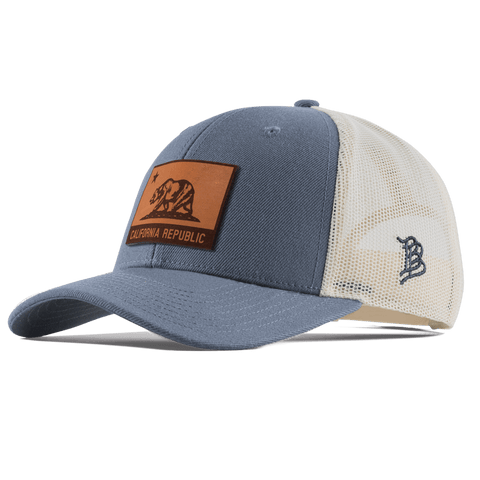 California 31 Curved Trucker Light Navy