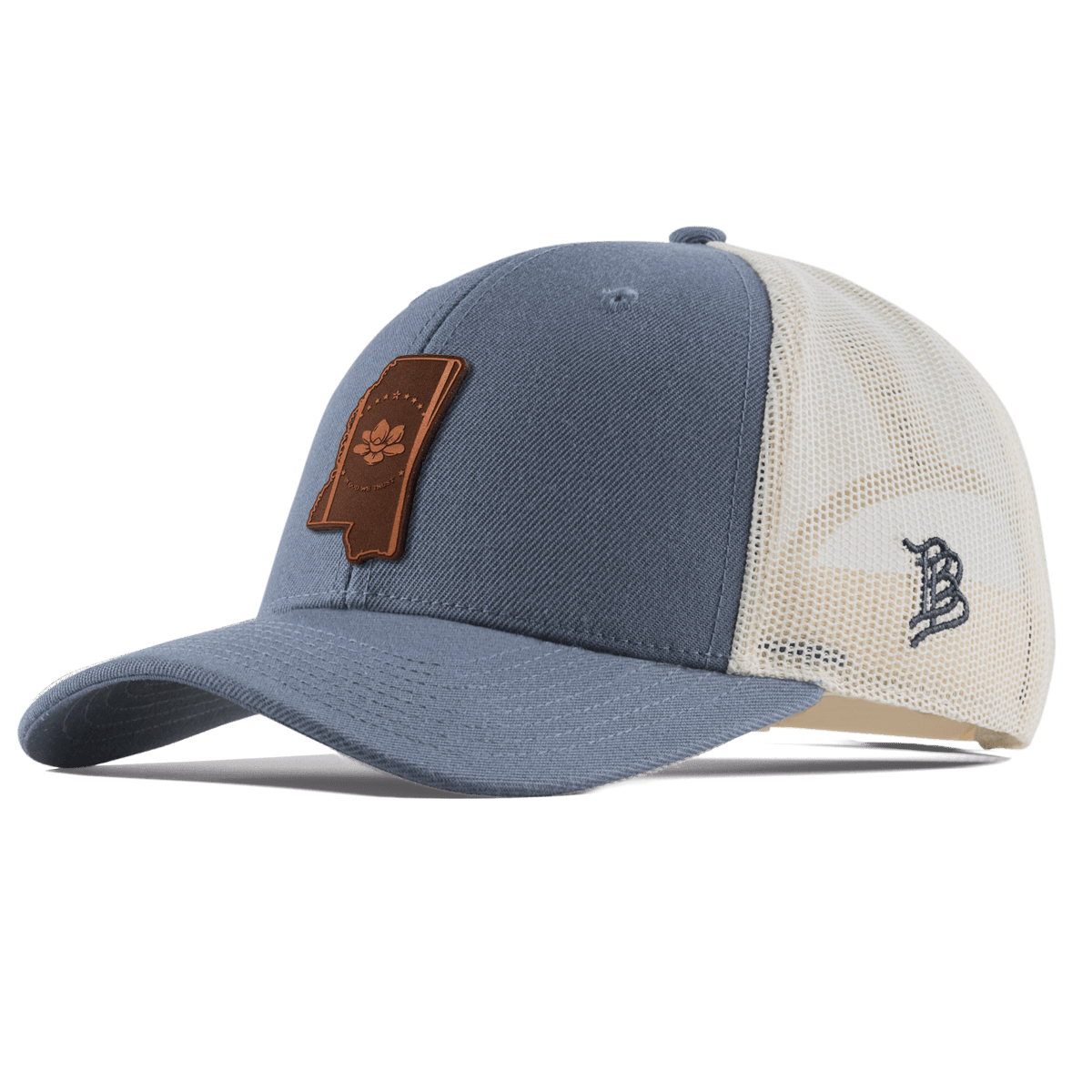 Mississippi 20 Curved Trucker Light Navy