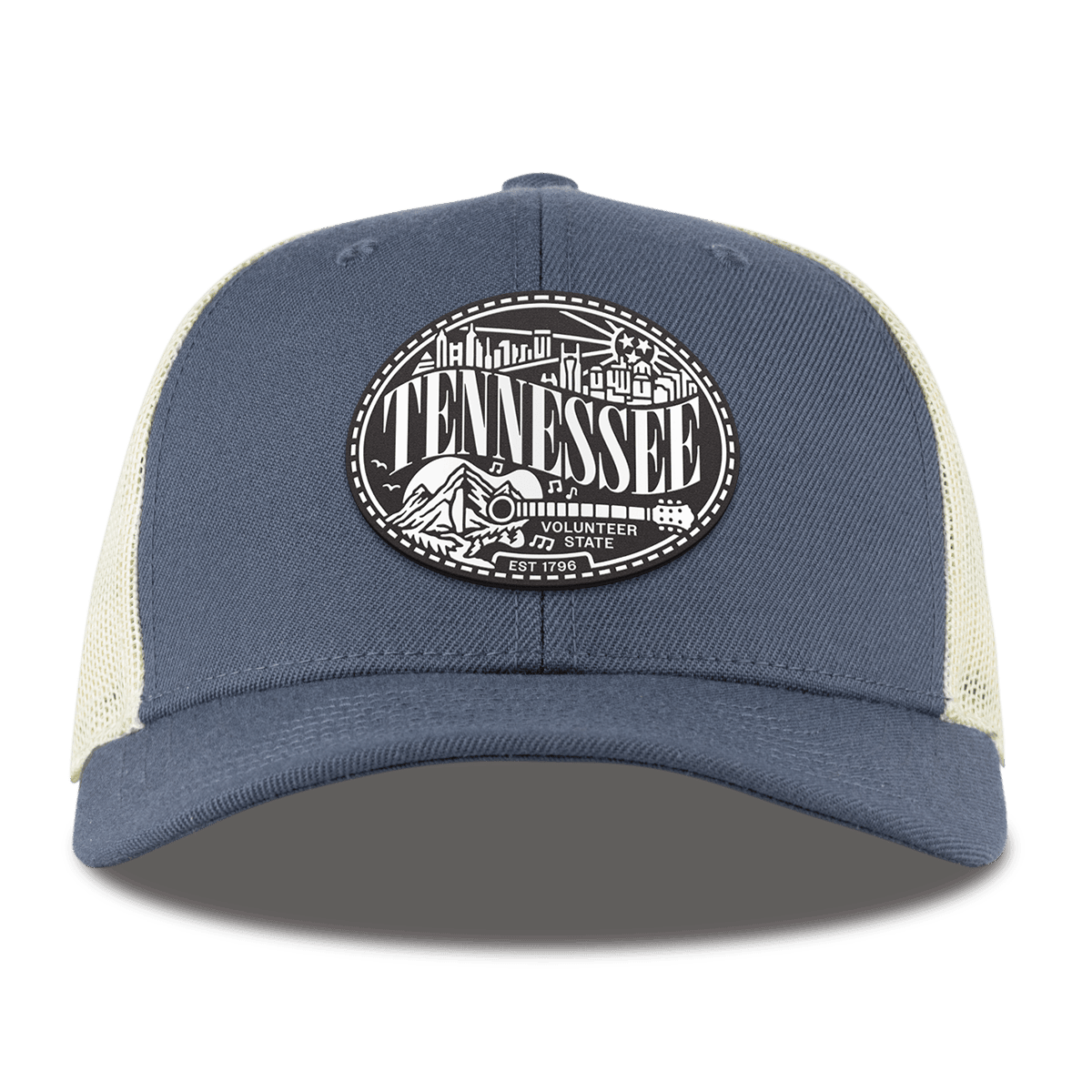 Tennessee Traveler Curved Trucker Light Navy