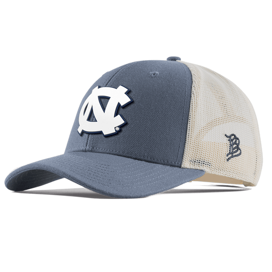 University of North Carolina "UNC Team Logo" Curved Trucker Light Navy
