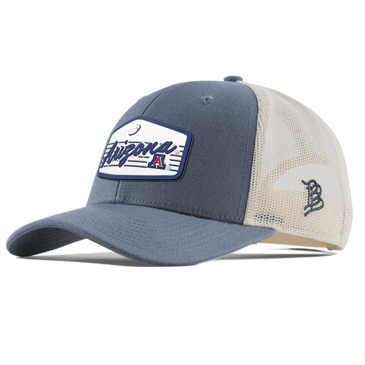 University of Arizona "Wildcats Football" Curved Trucker Light Navy