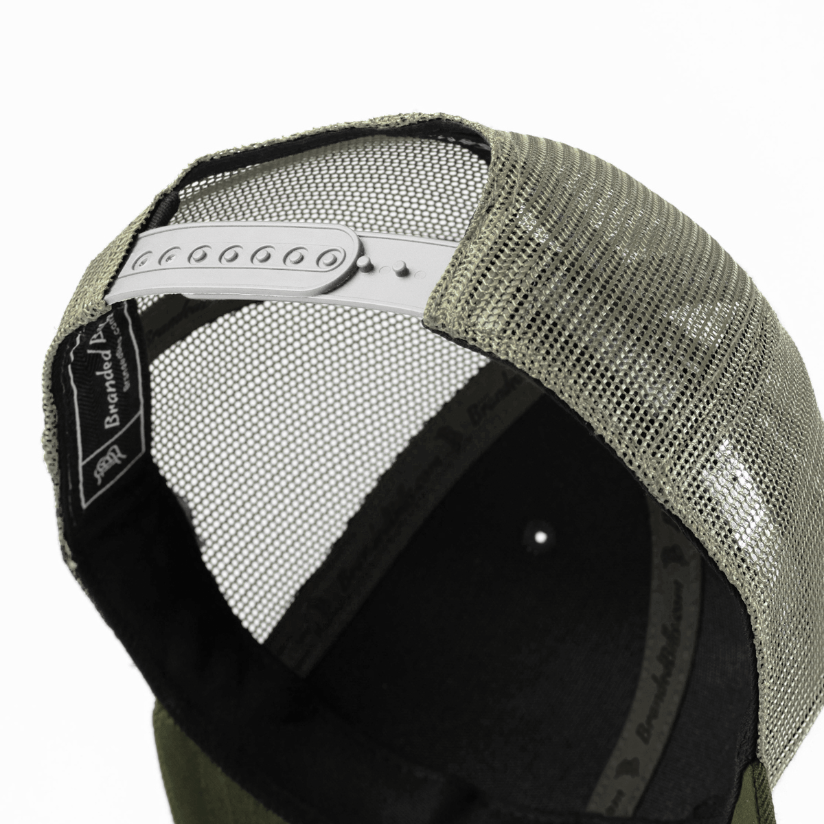 Bare Curved Trucker Loden Snap