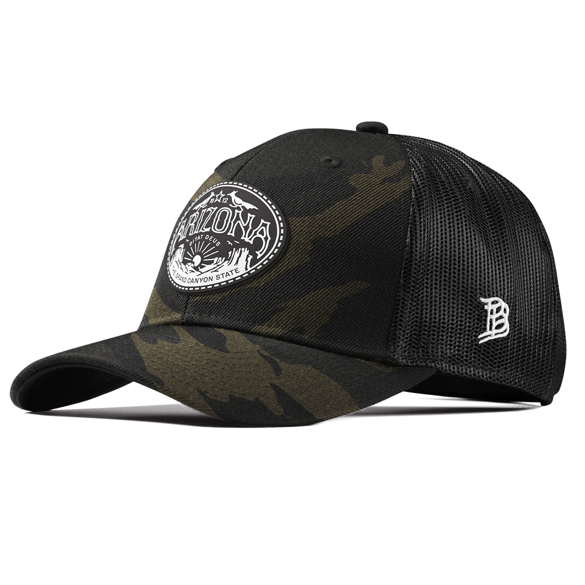 Arizona Traveler Curved Trucker Midnight Camo