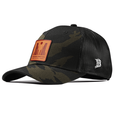 Grand Canyon National Park Curved Trucker Midnight Camo