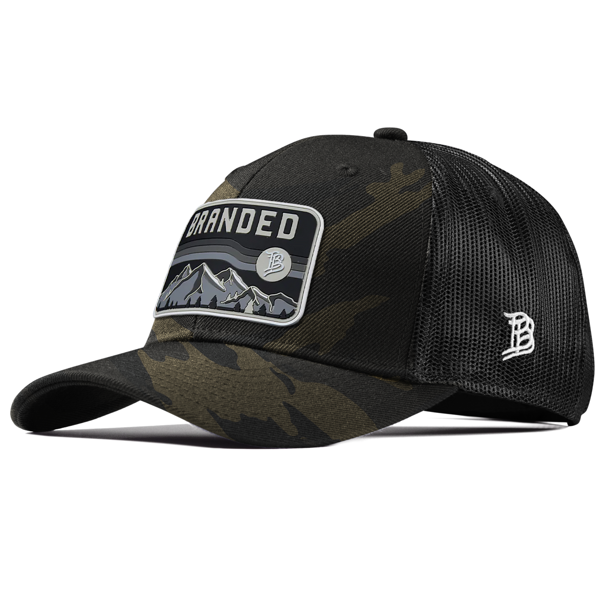 Midnight Horizon Curved Trucker Midnight Camo