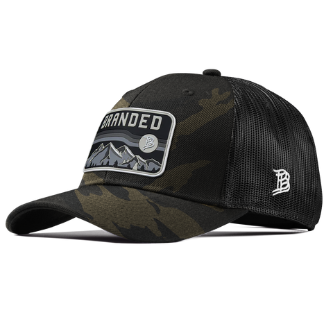 Midnight Horizon Curved Trucker Midnight Camo