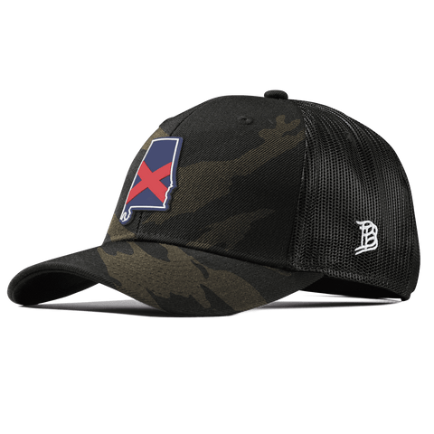 Alabama Patriot Series Curved Trucker Midnight Camo