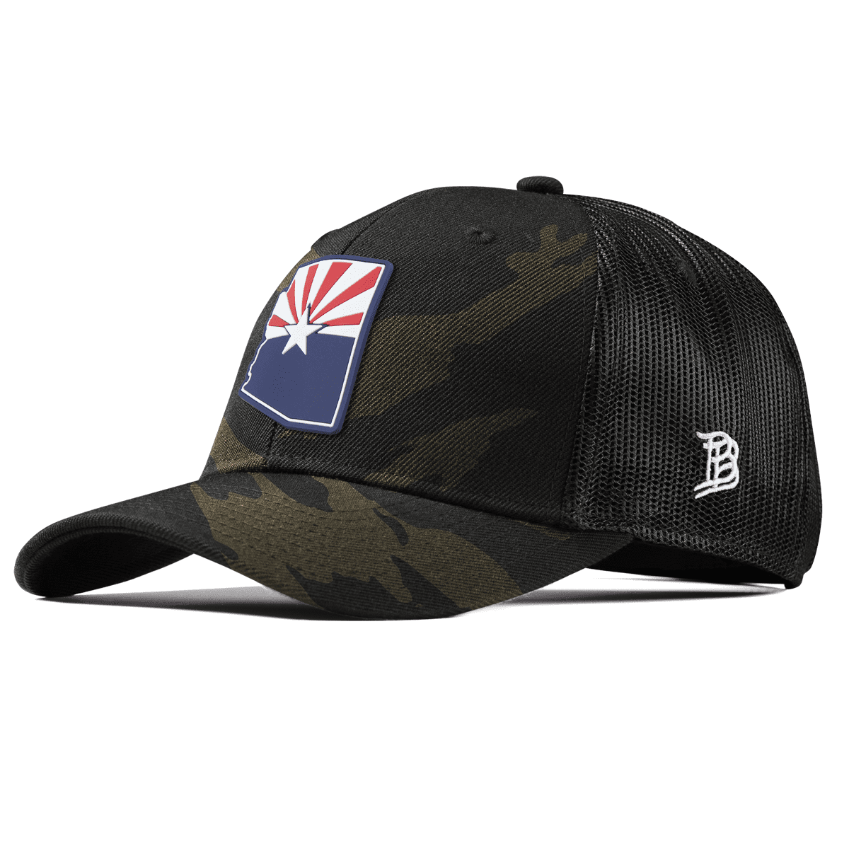 Arizona Patriot Series Curved Trucker Midnight Camo