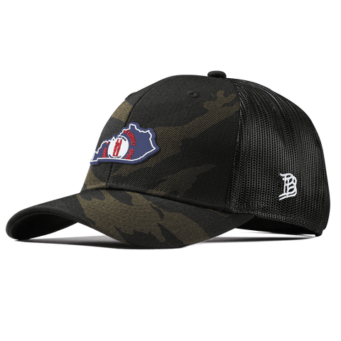 Kentucky Patriot Series Curved Trucker Midnight Camo
