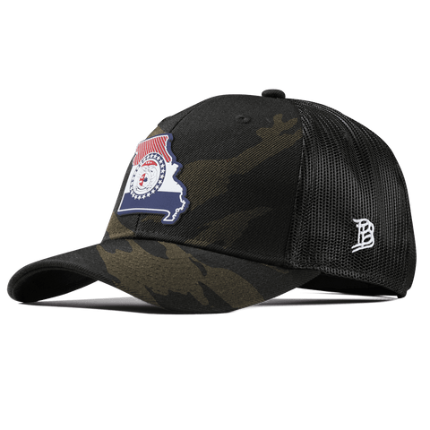Missouri Patriot Series Curved Trucker Midnight Camo