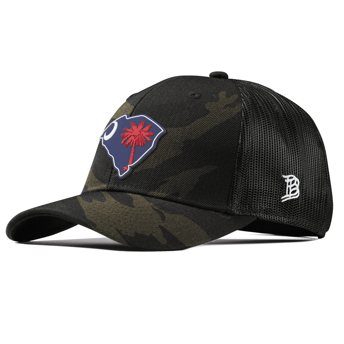 South Carolina Patriot Series Curved Trucker Midnight Camo