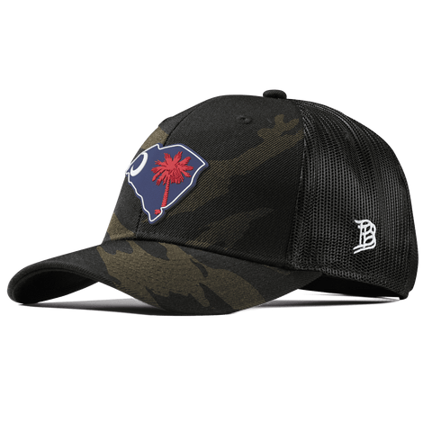 South Carolina Patriot Series Curved Trucker Midnight Camo
