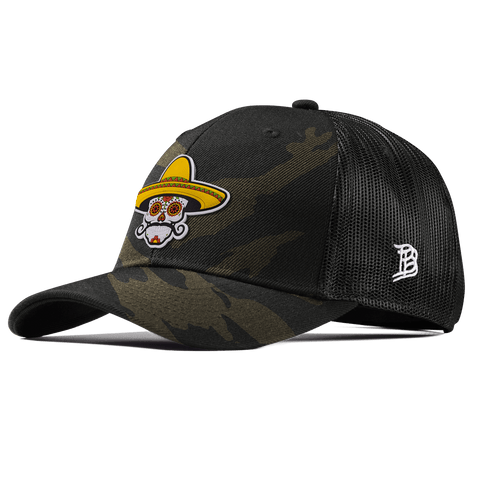 Sombrero Skull PVC Curved Trucker