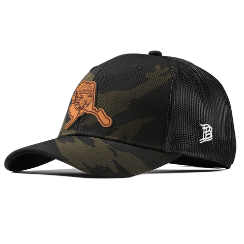 Alaska 49 Curved Trucker Midnight Camo