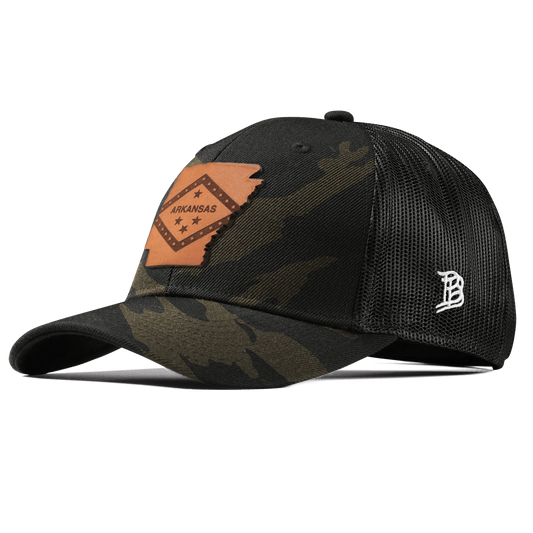 Arkansas 25 Curved Trucker Midnight Camo