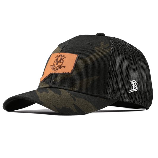 Connecticut 5 Curved Trucker Midnight Camo