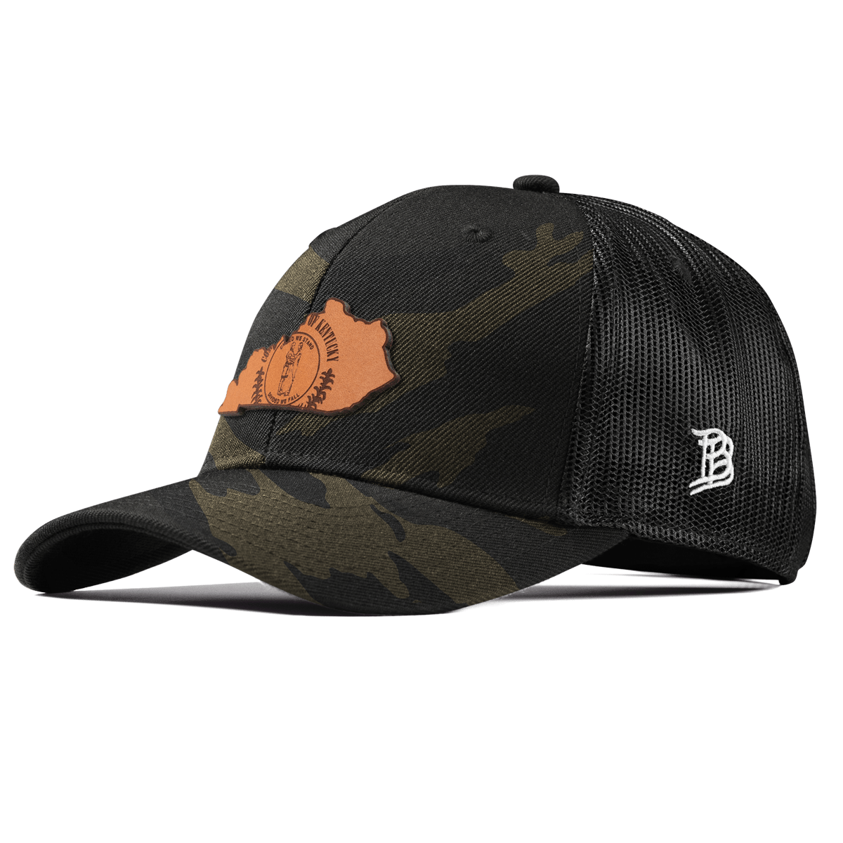 Kentucky 15 Curved Trucker Midnight Camo