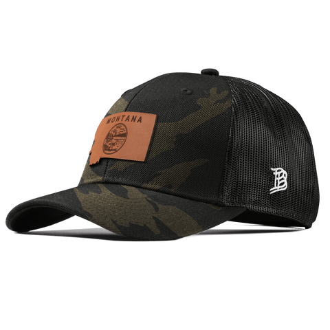 Montana 41 Curved Trucker Midnight Camo
