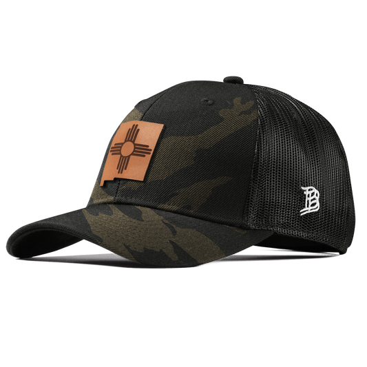 New Mexico 47 Curved Trucker Midnight Camo