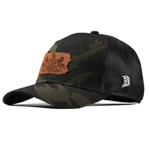 Pennsylvania 2 Curved Trucker Midnight Camo